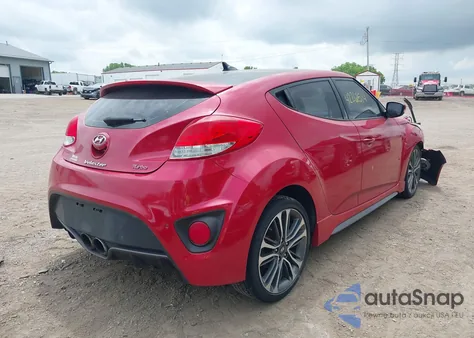 2016 Hyundai Veloster Turbo from USA, damaged, VIN KMHTC6AE7GU253090